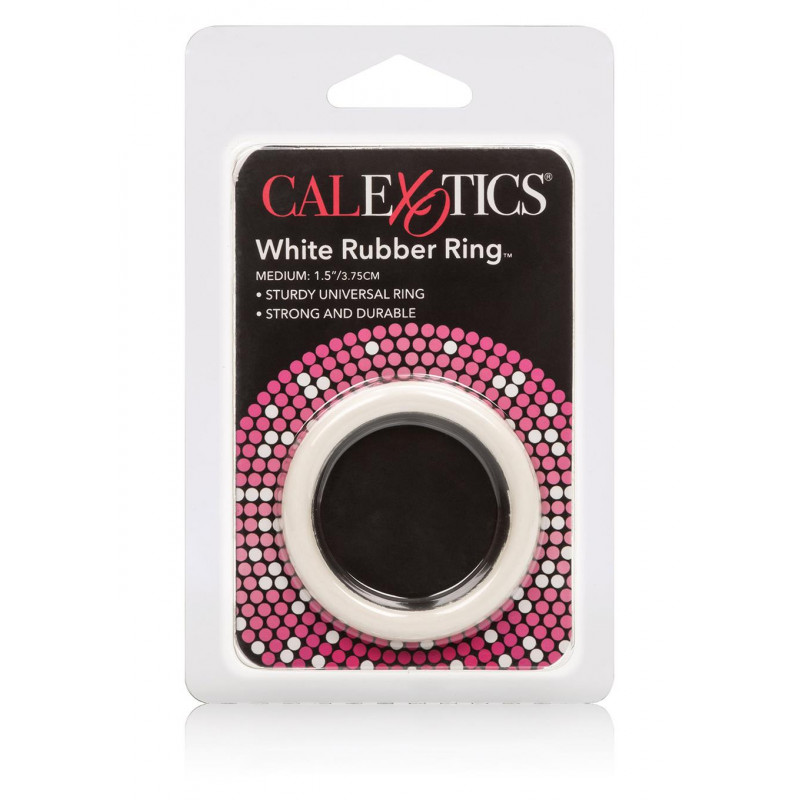 Ерекційне кільце RUBBER RING WHITE MEDIUM