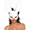 Maska-MASQUERADE RABBIT MASK WHITE