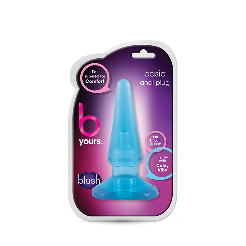 Анальна пробка -B YOURS BASIC ANAL PLUG BLUE