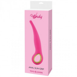 Анальний вібратор VIBRATORE ANALE HANDY ANAL SLIM GRIP PINK