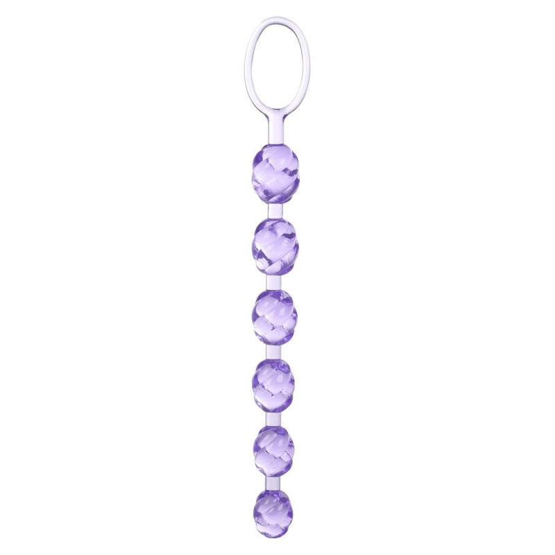 Анальний ланцюжокSWIRL PLEASURE BEADS PURPLE