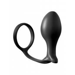 Анальна пробка -ASS GASM COCK RING ADVANCED BLACK