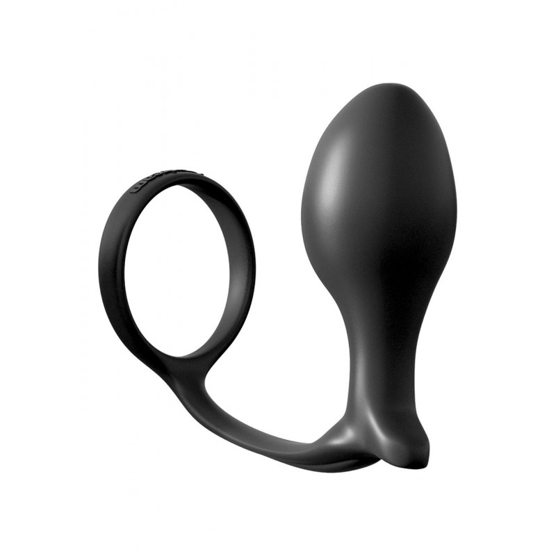 Анальна пробка -ASS GASM COCK RING ADVANCED BLACK