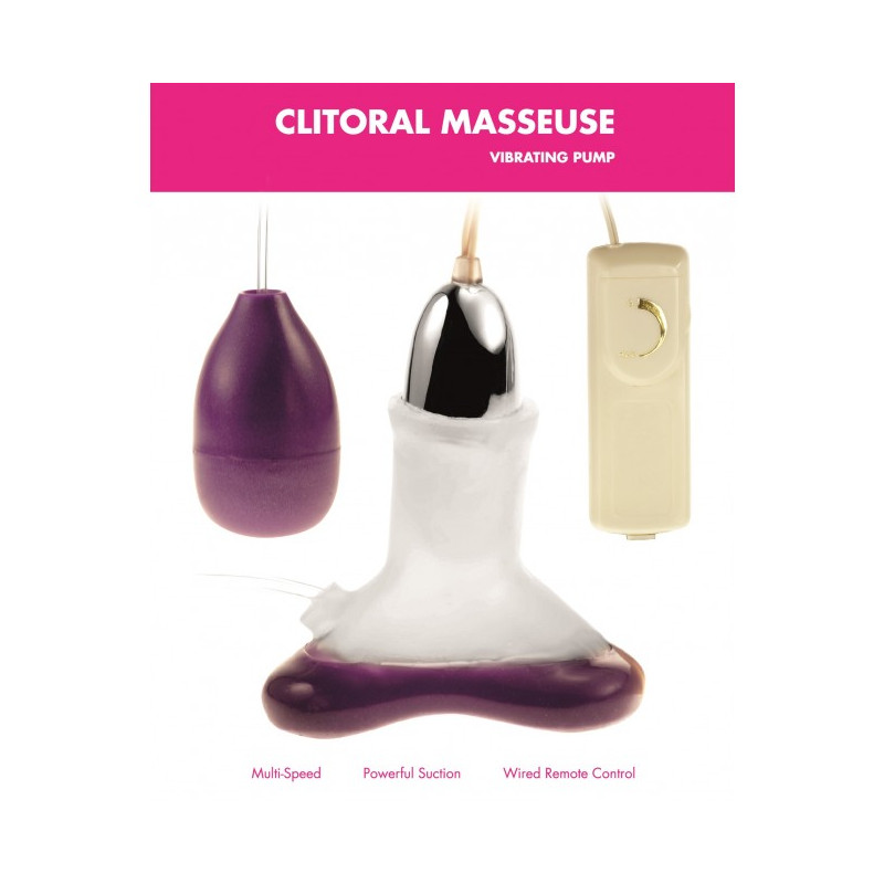 Pompka-Clitoral Masseuse Vibrating Clit Pump Minx