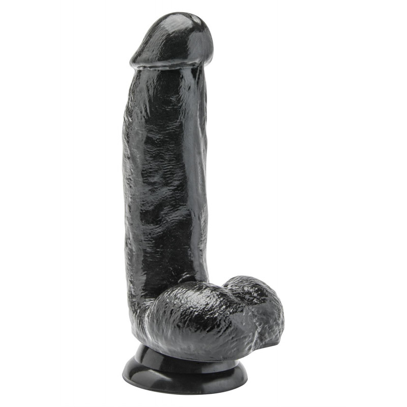 Фалоімітатор COCK 6 INCH W/ BALLS BLACK