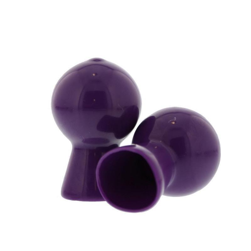 Pompka-NIPPLE SUCKER PAIR IN SHINY PURPLE