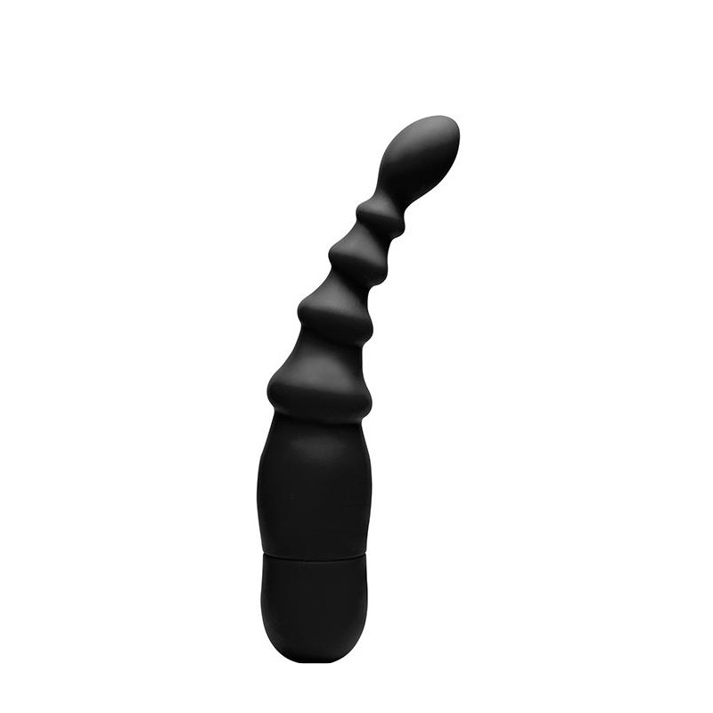 Масажер простати MENZSTUFF P-SPOT REACH VIBE BLACK