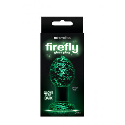 Анальна пробка -FIREFLY GLASS PLUG MEDIUM CLEAR