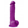 Фалоімітатор COLOURS PLEASURE DILDO 8INCH PURPLE