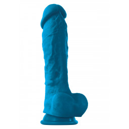 Фалоімітатор COLOURSOFT 8  SOFT DILDO BLUE