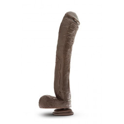 Фалоімітатор DR. SKIN MR. ED 13INCH DILDO CHOCOLATE