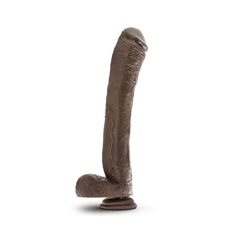 Фалоімітатор DR. SKIN MR. ED 13INCH DILDO CHOCOLATE