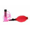 Pompka-CLITORAL VIBRATING PUMP CLEAR HOT PINK