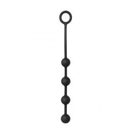 Анальний ланцюжокVIBRATING SILICONE ANAL BEADS BLACK