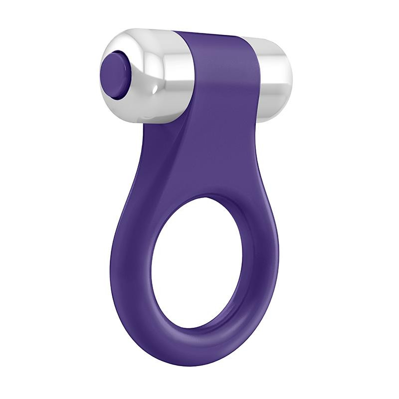 Ерекційне кільце OVO B1 VIBRATING RING PURPLE