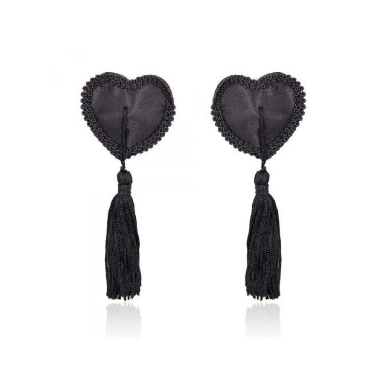 Білизна  Heart Nipples Tassels BLACK