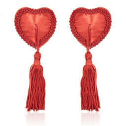 Білизна  Heart Nipples Tassels RED