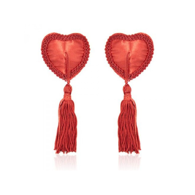 Білизна  Heart Nipples Tassels RED