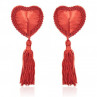 Білизна  Heart Nipples Tassels RED