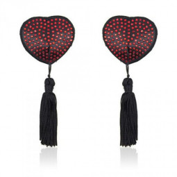 Білизна  Heart shine nipples tassels (rosso)