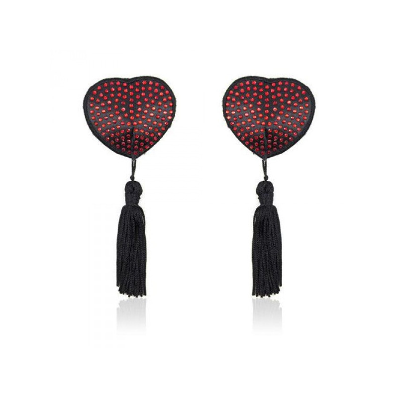 Білизна  Heart shine nipples tassels (rosso)