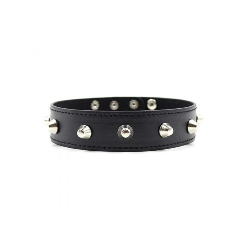 Бондажі/наручники Collare Spikes Collar black