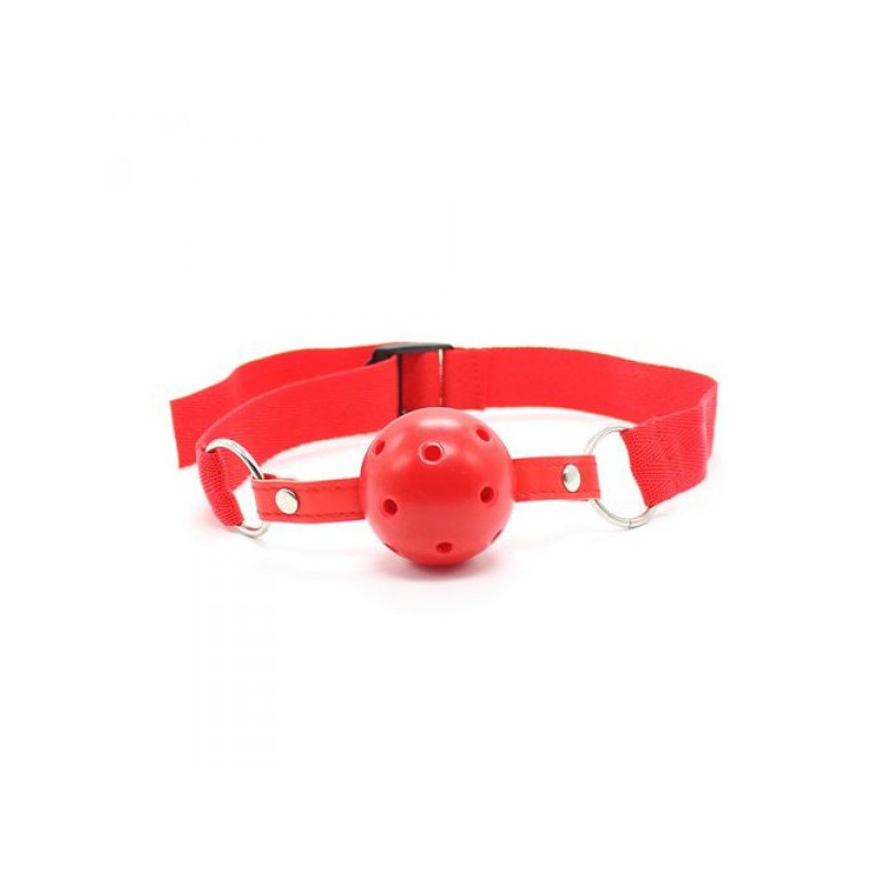 БДСМ кляп Knebel-Easy Breathable Ball Gag (rosso)