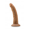 Фалоімітатор DR. SKIN 7INCH COCK SUCTION CUP MOCHA