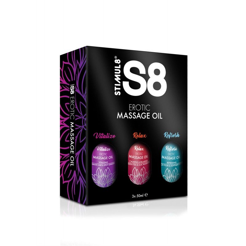 Масажне маслоS8 Massage Oil 3x 50ml