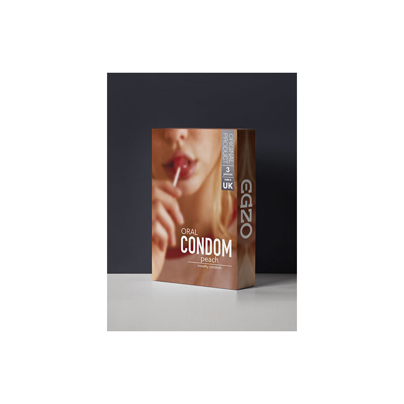 Презервативи EGZO Oral condom PEACH 3шт