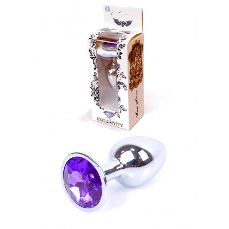 Анальна пробка Jewellery Silver PLUGPurple