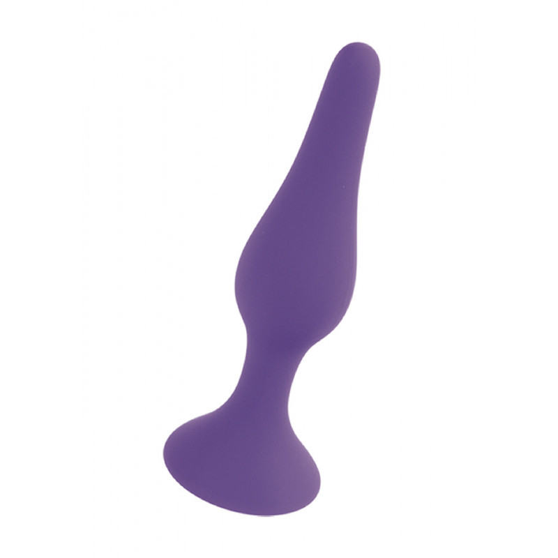 Анальна пробка -Silicone Анальна пробка  Purple Large