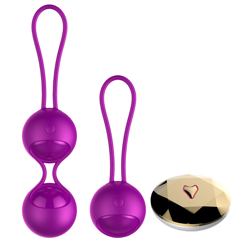 Вагінальні кульки Vibrating Silicone Kegel Balls Set USB 10 Function / Remote control