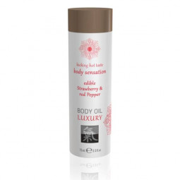 Масажне маслоLuxury edible Strawberry & red Pepper 75ml.