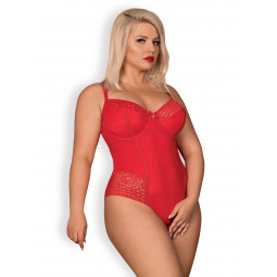 Білизна  Jolierose body czerwone XXL