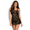 Білизна  Behindy babydoll i stringi czarne  S/M