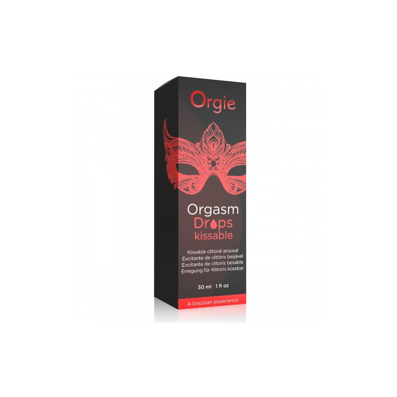 Краплі збуджуючі Orgie Orgasm drops kissable 30 ml