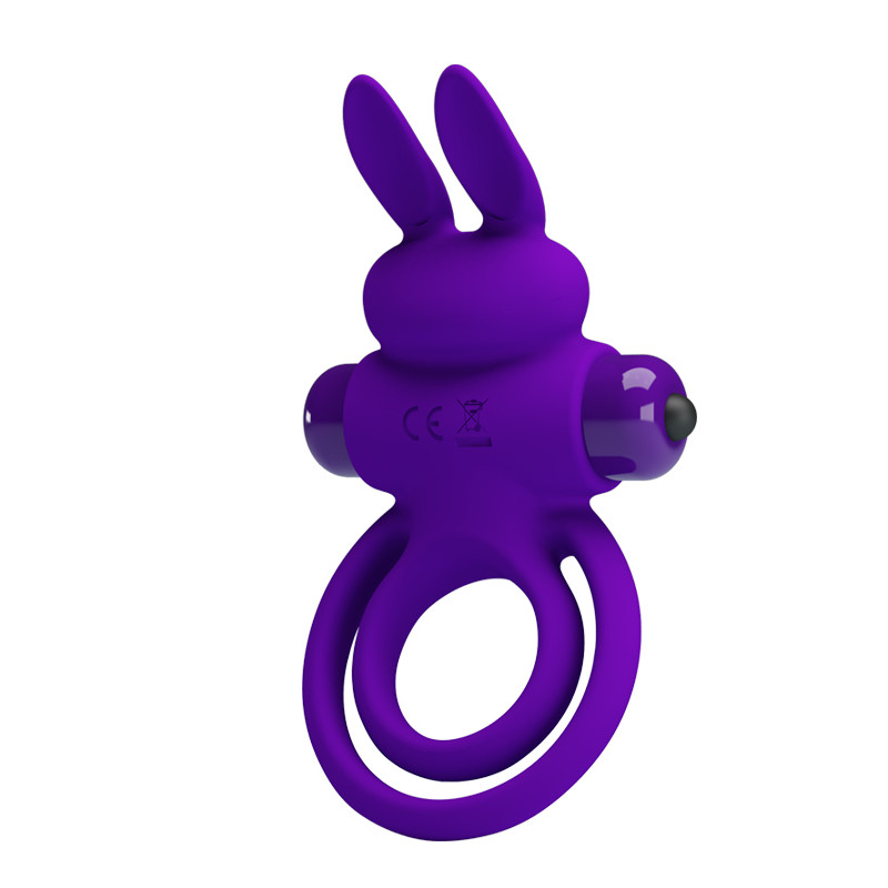 Ерекційне кільце з вібрацією PRETTY LOVE VIBRANT PENIS RING III Purple