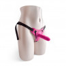 Cintura regolabile strap-on Pink con fallo realistico