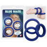 Ерекційні кільця 3 blue silicone rings