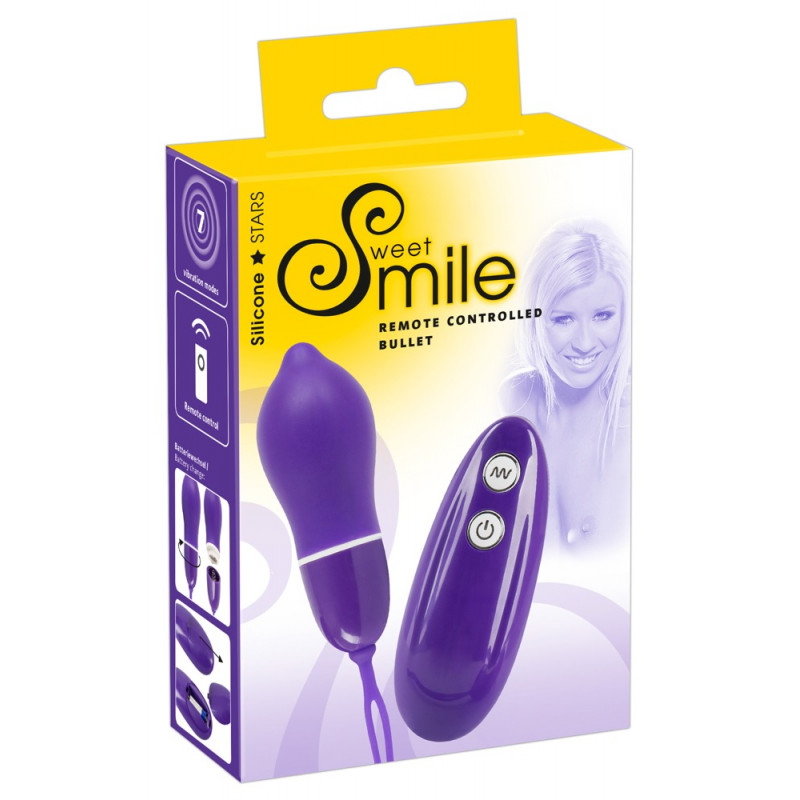 Віброяйце Smile Purple Bullet