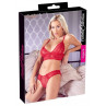 Bra Set Red M