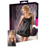 Satin Chemise Black S