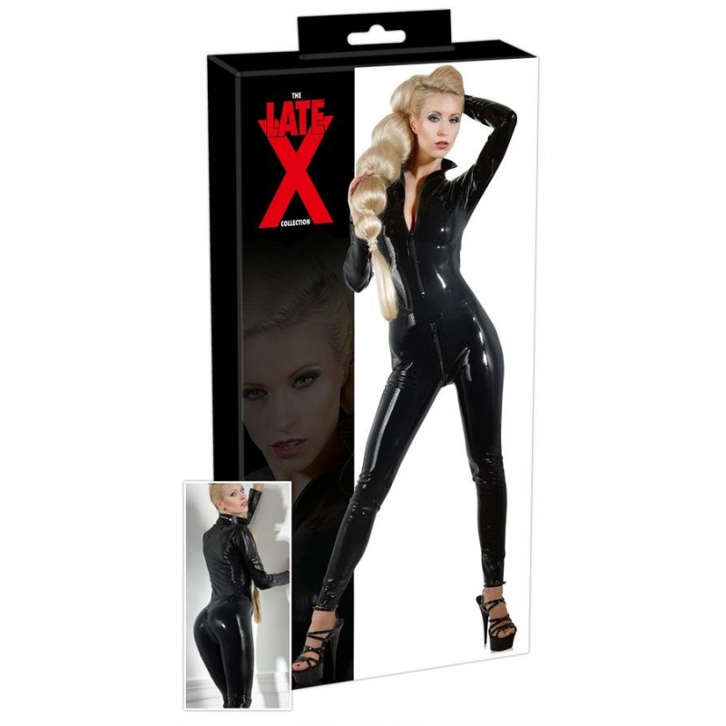 Latex Catsuit black XS