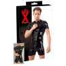 Чоловічі стрінги Men's Latex Playsuit L