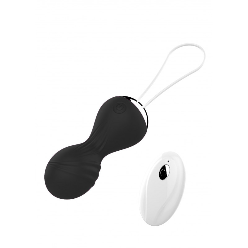 Вагінальні кульки Vibrating Silicone Kegel Balls USB 10 Function / Remote control -Black