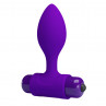 Анальна пробка з вібрацією Pretty Love Vibra Butt Plug Purple