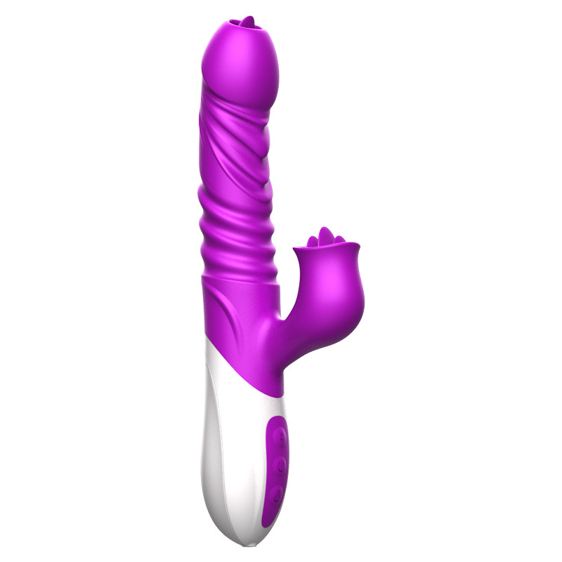 Вібратор  Silicone Вібратор  USB 10 Function and Thrusting Function / Heating