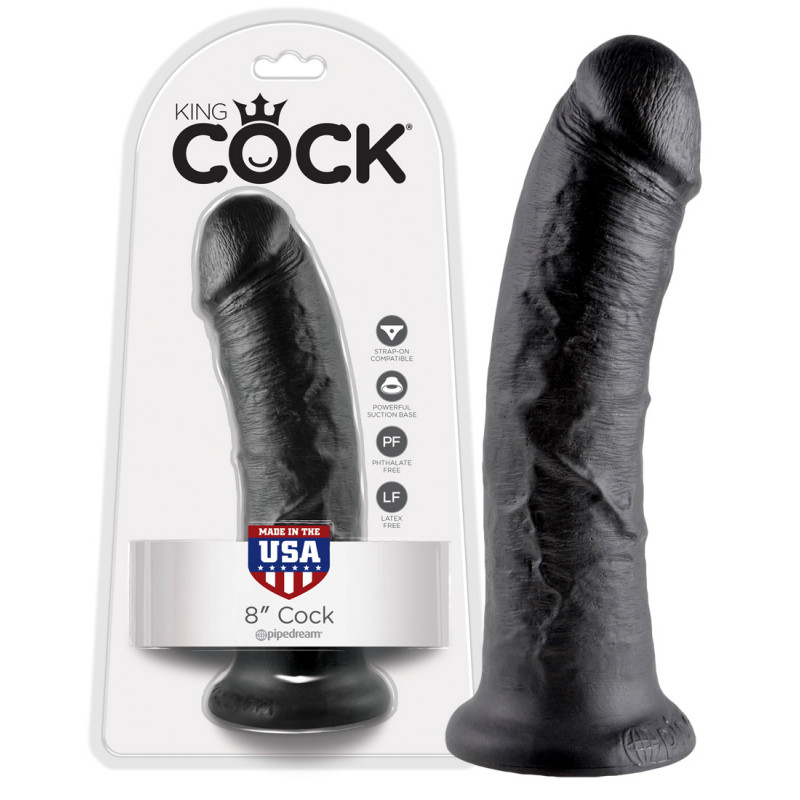 Фалоімітатор King Cock 8 inch Black