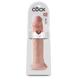 Фалоімітатор King Cock 14 Cock Light